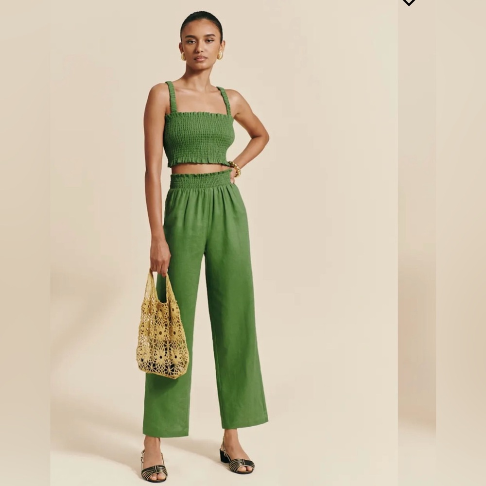 Green Two-Piece Set